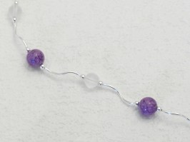 Lilac Ripple Bracelet
